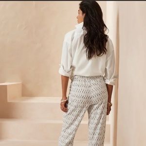 ISO banana republic factory slim drapey pant-black-xl